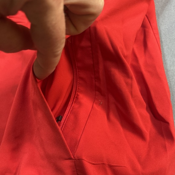 Adidas NHL Washington Capitals Jacket Men Medium Red 1/4 Zip Lightweight Pockets - Picture 5 of 13